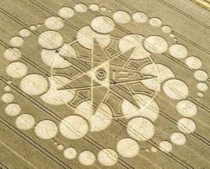 Seven arms of half eaten Eucharists with eight whole ones following behind surrounding the older ones too throw the enemy into the bottomless pit. 7 x 8 = 56 Psalm 56:1-2.